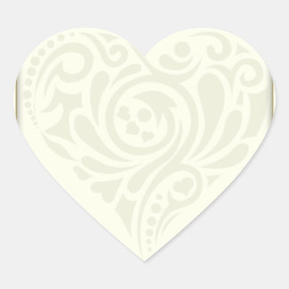 Creative floral heart valentine gift sticker