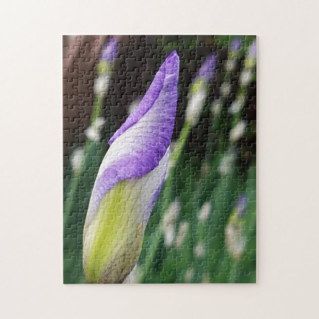 Creative flower multi colour photo jigsaw puzzle (Vertical)