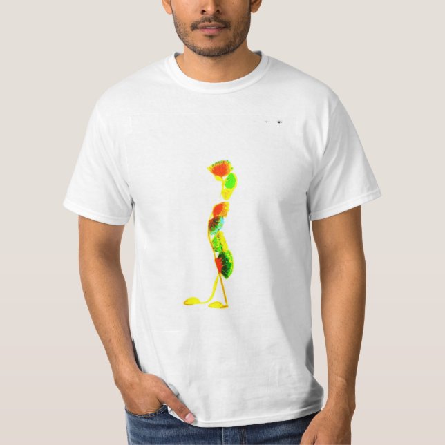 Creative Flower  T-Shirt (Front)