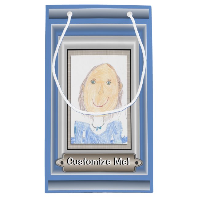 Creative Frame and Mat For Your Masterpiece Small Gift Bag (Back)