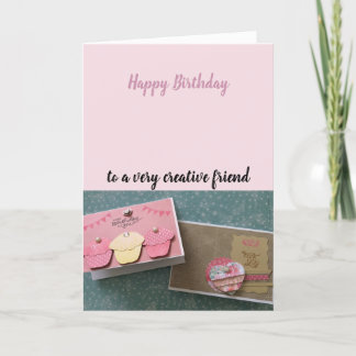 Creative Friend Birthday Wishes Card