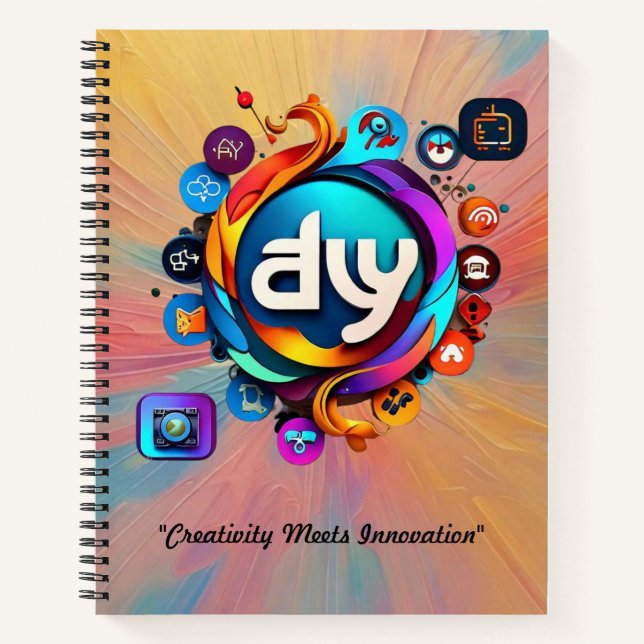 "Creative Fusion Notebook" Notebook (Front)