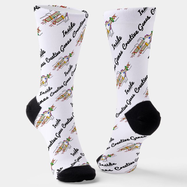 Creative Genes Inside DNA Replication Socks (Angled)