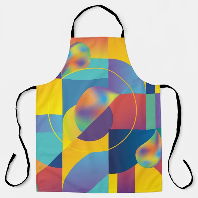 Creative Geometric: Abstract Vintage Cover. Apron (Front)