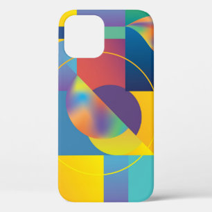 Creative Geometric: Abstract Vintage Cover. iPhone 12 Case