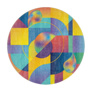 Creative Geometric: Abstract Vintage Cover. Cutting Board