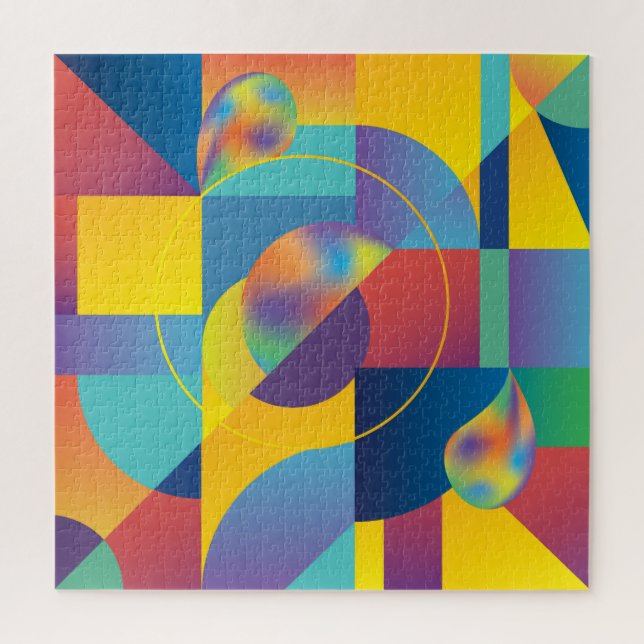 Creative Geometric: Abstract Vintage Cover. Jigsaw Puzzle (Vertical)
