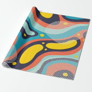 Creative geometric colourful background with patte wrapping paper