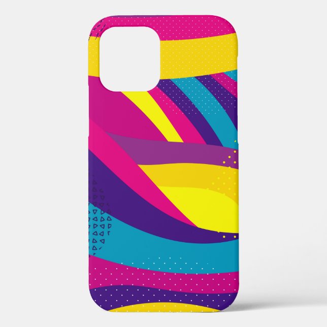 Creative geometric colourful bright background wit Case-Mate iPhone case (Back)