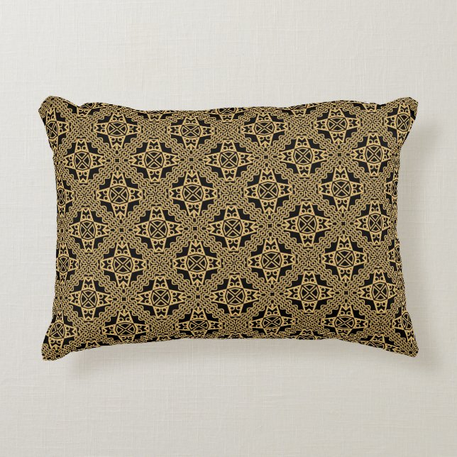 Creative geometric seamless pattern. triangle, cir accent pillow (Front)