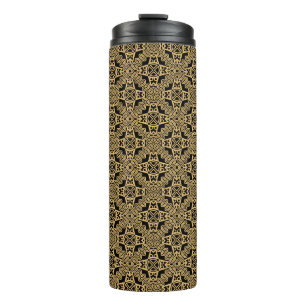 Creative geometric seamless pattern. triangle, cir thermal tumbler