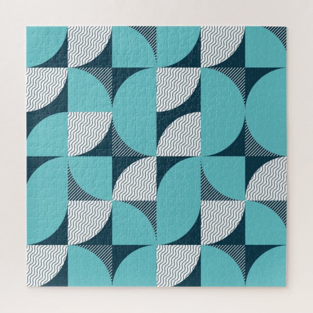 Creative geometric shape pattern jigsaw puzzle (Vertical)