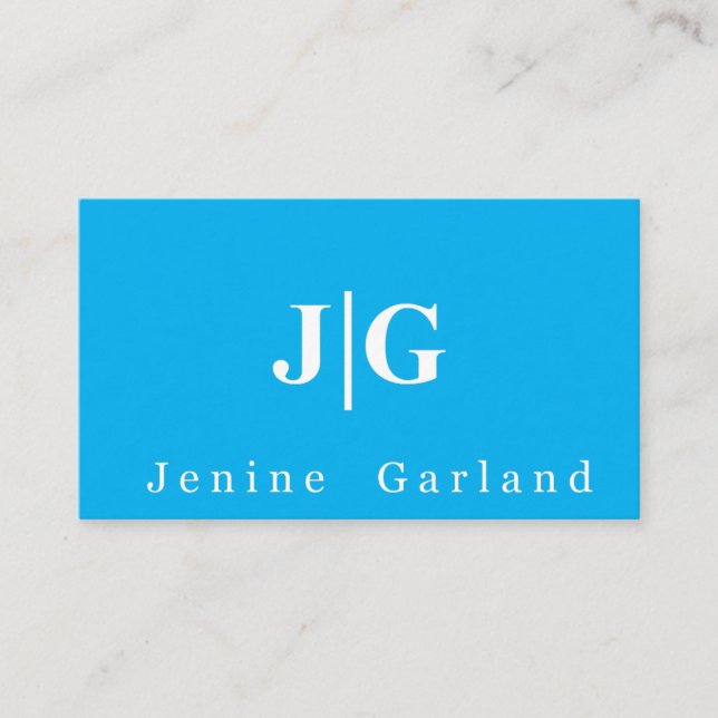 Creative Geometric Style Business Card (Front)