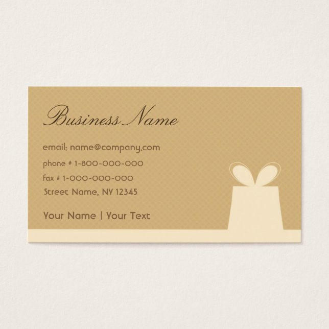 Creative Gifts Shop Business Card (Front)