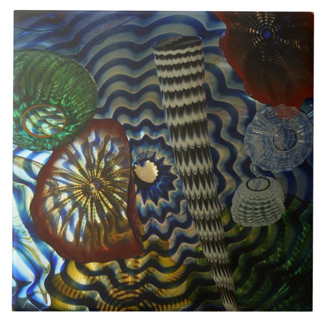 Creative Glass Blowing  Tile (Front)
