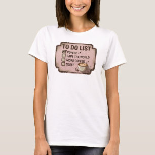 Creative Gold COFFEE FIRST SAVE WORLD Custom Shirt
