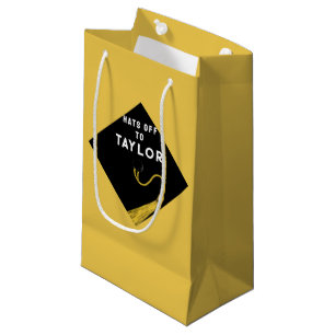 Creative Gold Graduation Medium Gift Bag