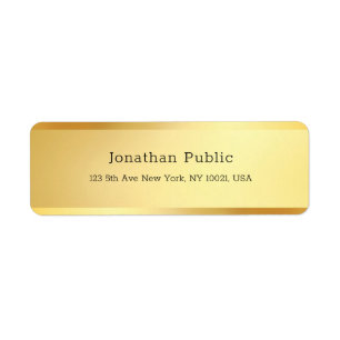 Creative Gold Modern Elegant Simple Template Chic