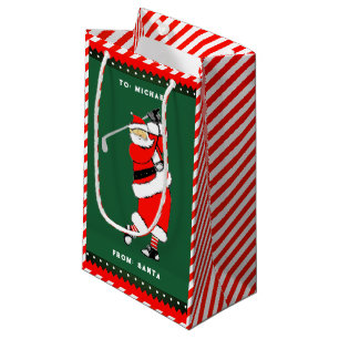 Creative Golf Christmas Petit sac cadeau