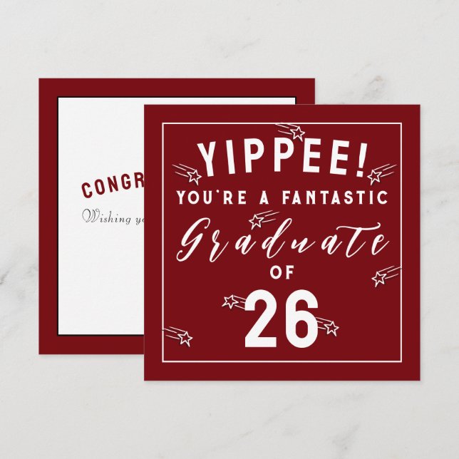 Creative Graduation 2024  Card (Front/Back)