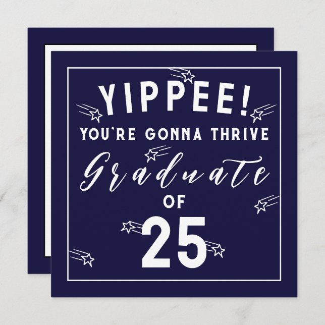 Creative Graduation 2025 Card (Front/Back)