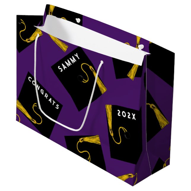 Creative Graduation 2025 Large Gift Bag (Front Angled)