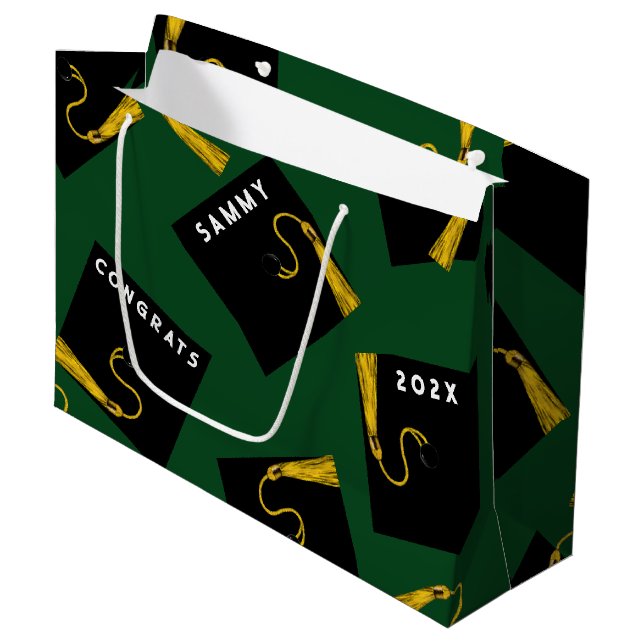 Creative Graduation 2025 Large Gift Bag (Front Angled)