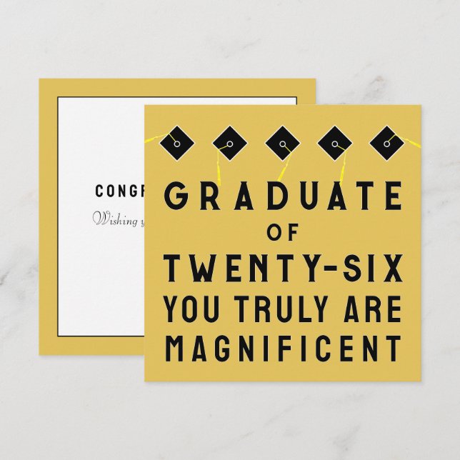 Creative Graduation Class of 2025 Card (Front/Back)