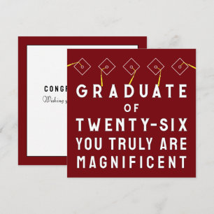 Creative Graduation Class of 2025 Card