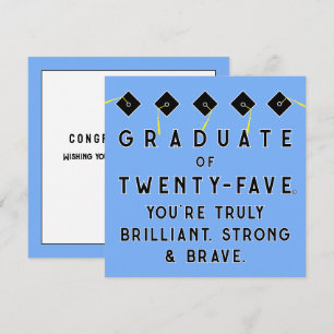 Creative Graduation Class of 2025 Card