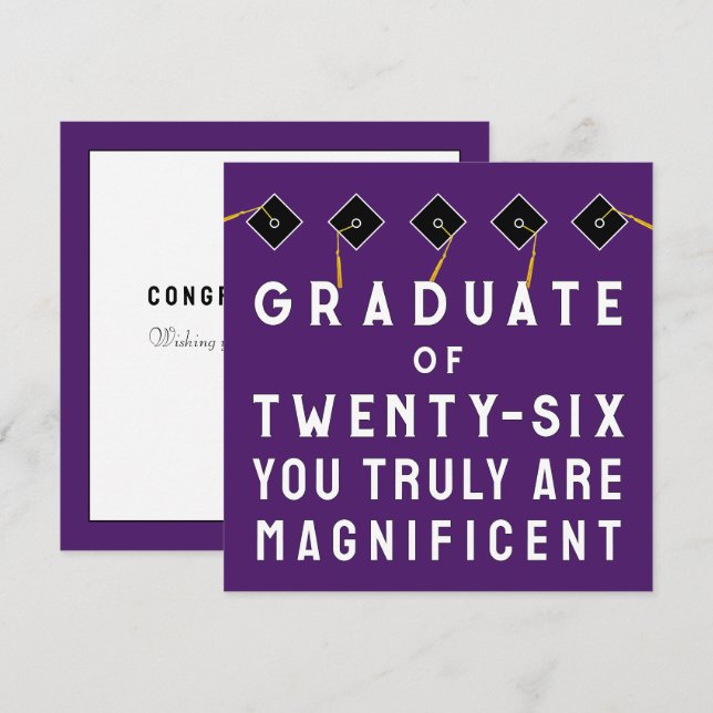 Creative Graduation Class of 2025 Card (Front/Back)