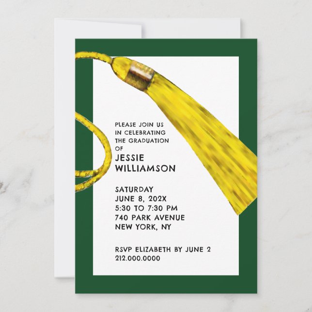 Creative Graduation Party Invitations (Front)