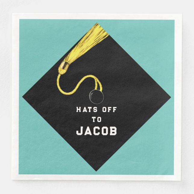 Creative Graduation Party Napkins (Front)