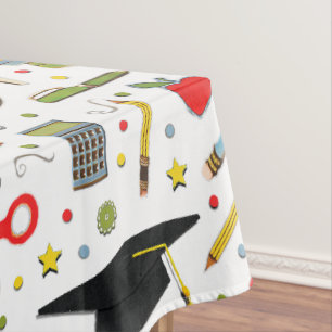 Creative Graduation Party Tablecloth