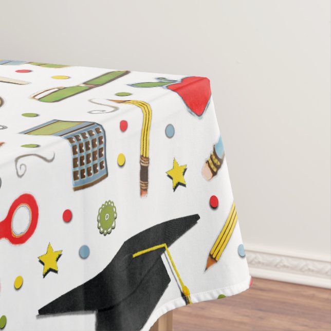 Creative Graduation Party Tablecloth (In Situ)