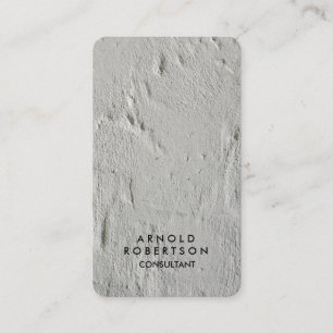 Creative Grey Wall Modern Elegant Business Card