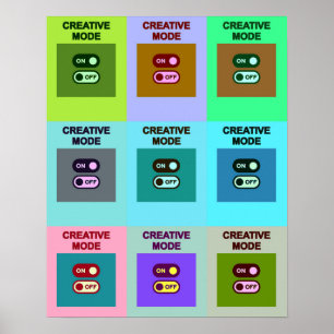 Creative Grid Toggles Poster