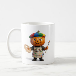 Creative Halloween Pumpkin Art  Coffee Mug