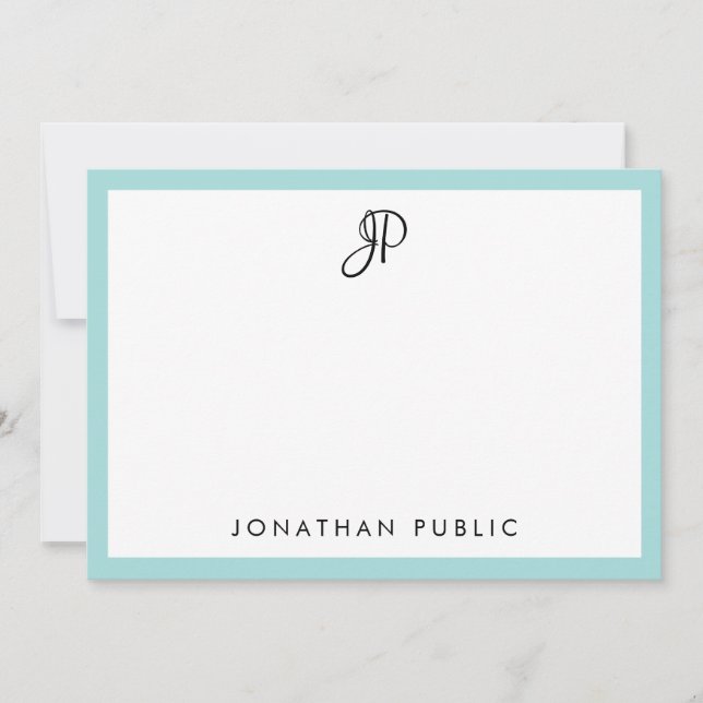 Creative Handwritten Monogram Minimalist Template (Front)