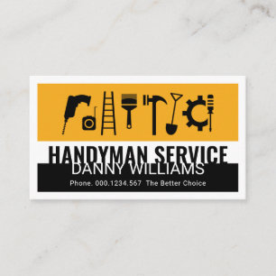 Creative Handyman Tools Layers Business Card