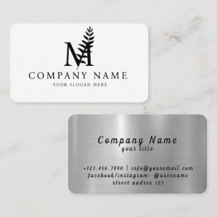 Creative Initial M Letter Vector Luxury Design Art Business Card