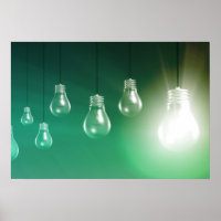 Creative Innovation and Glowing Concept as a Art