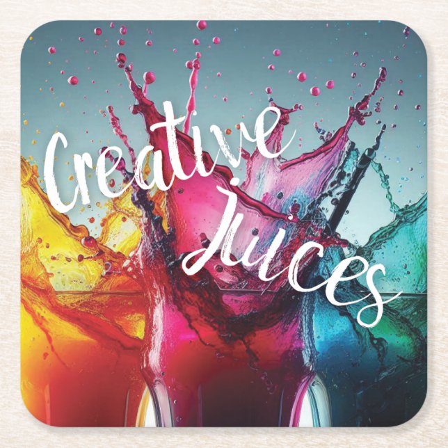 Creative Juices - Designer Coaster (Front)