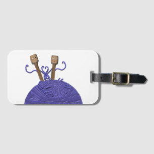 Creative Knitting Luggage Tag