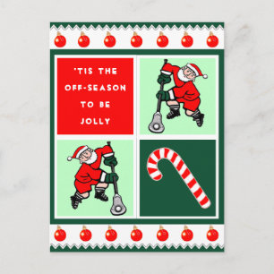 Creative Lacrosse Christmas Postcard