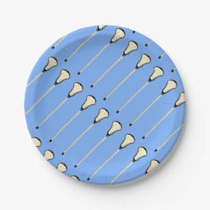 Creative Lacrosse Party Paper Plate