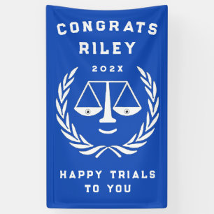 Creative Law School Graduation Banner