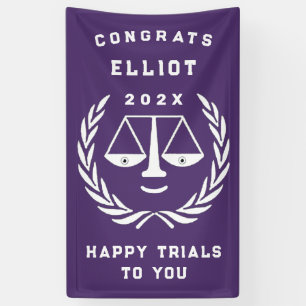 Creative Law School Graduation Banner