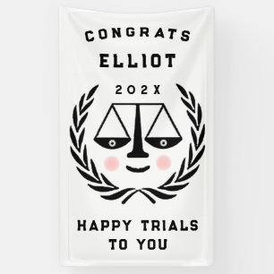 Creative Law School Graduation Banner