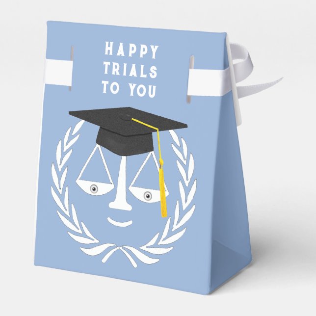 Creative Law School Graduation Favor Box (Back Side)